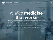 Tablet Screenshot of novadiscovery.com